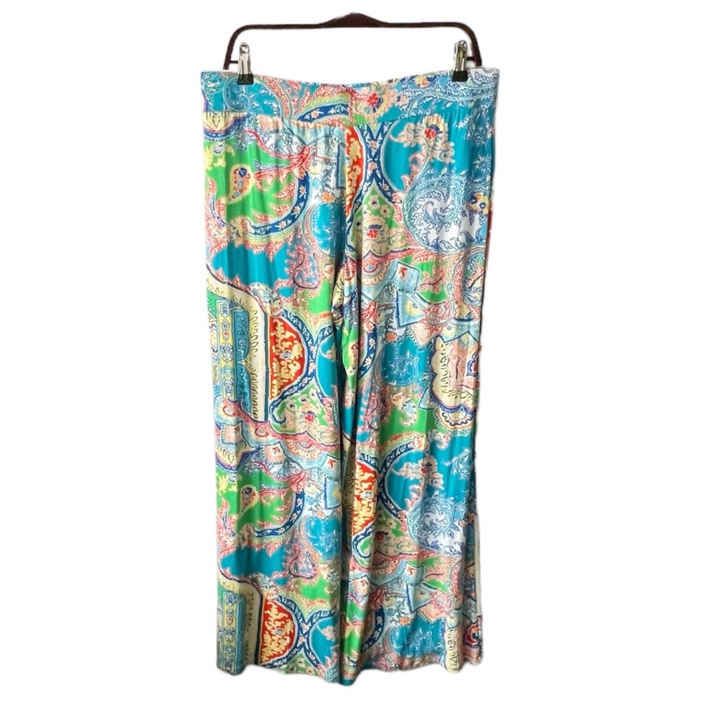 Lauren Ralph Lauren Wide Leg Palazzo Pant | LARGE NWT - Picture 2 of 7